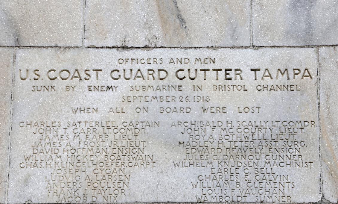 Coast Guard Cutter Tampa Memorial - Arlington National Cemetery