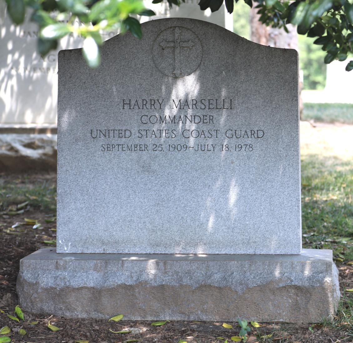 Coast Guard Commander Harry Marselli - Arlington National Cemetery