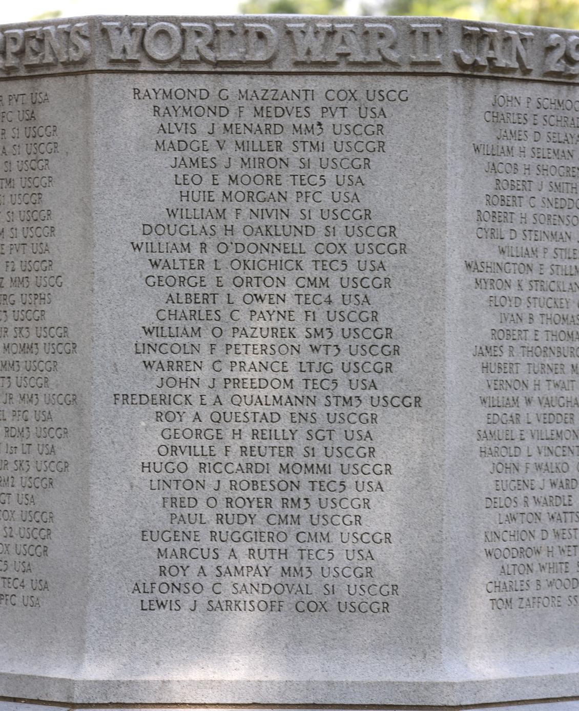 USS Serpens Memorial - Arlington National Cemetery