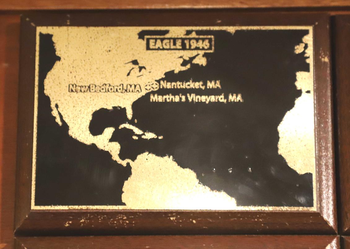 U.S> Coast Guard Barque Eagle - Voyage Plate 1946