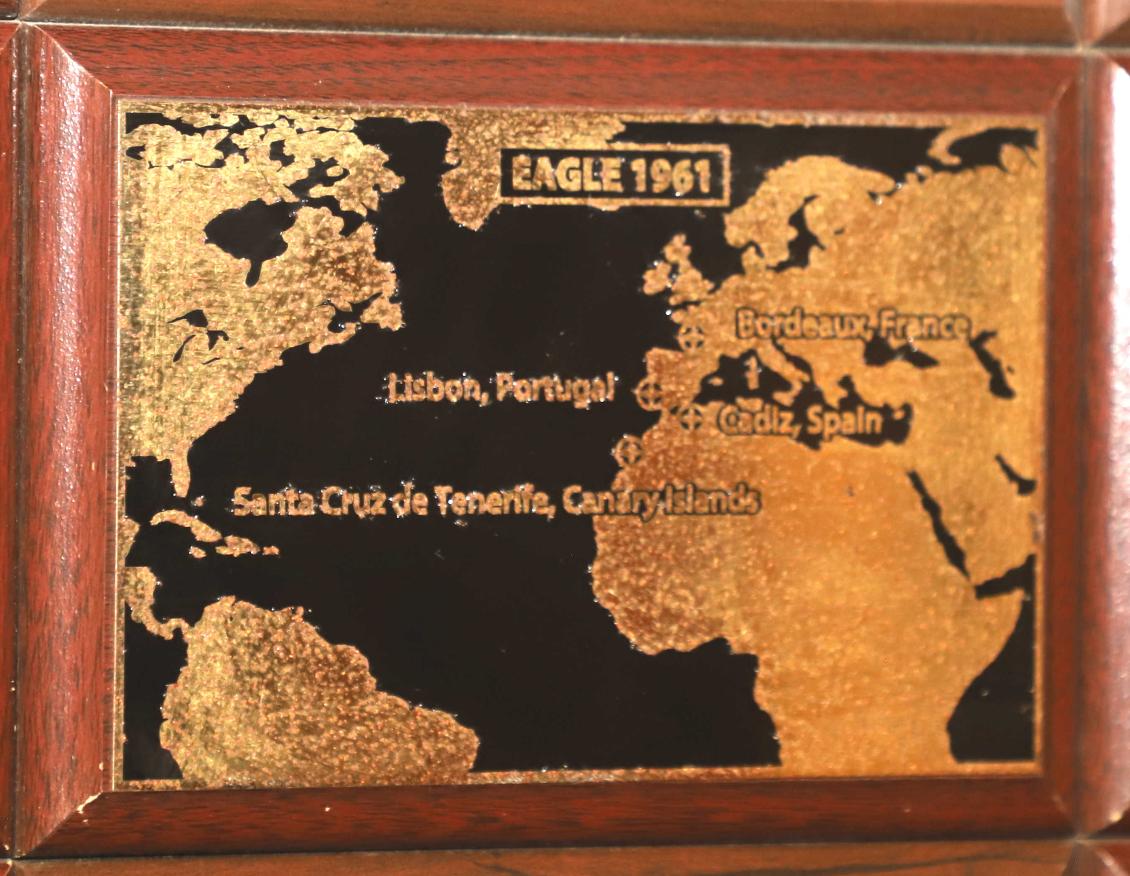 U.S> Coast Guard Barque Eagle - Voyage Plate 1961