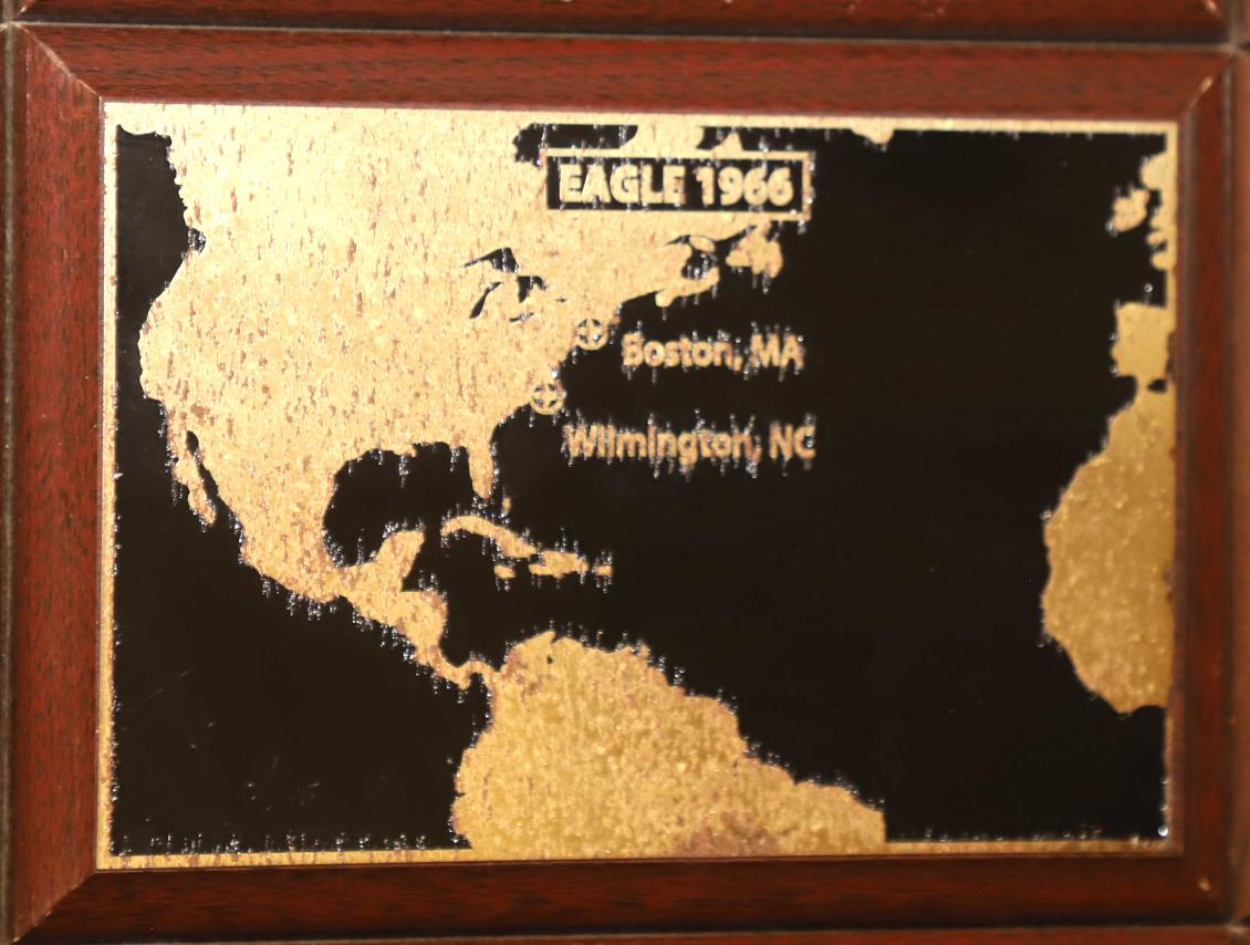 U.S> Coast Guard Barque Eagle - Voyage Plate 1966