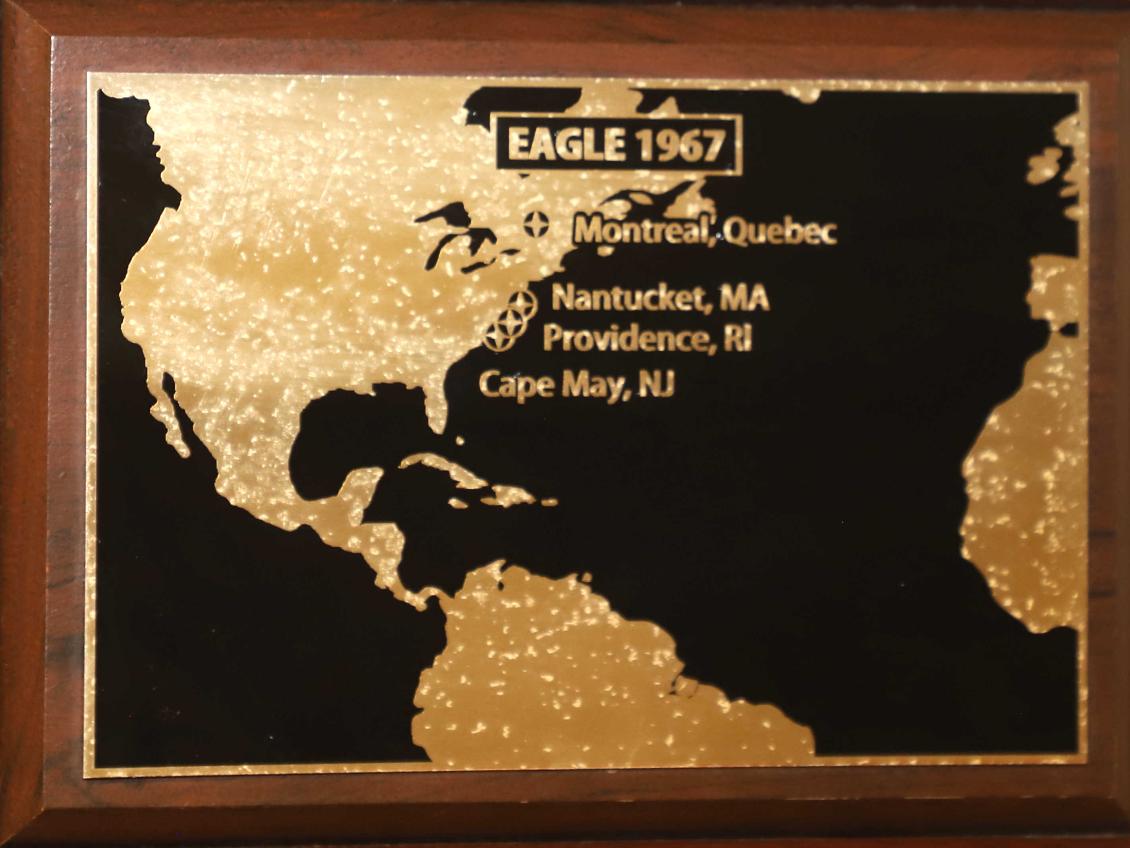 U.S> Coast Guard Barque Eagle - Voyage Plate 1967