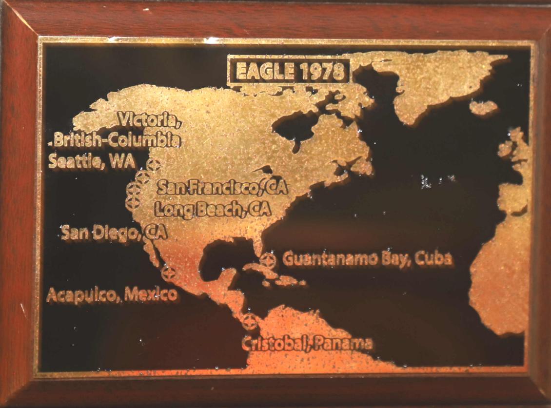 U.S> Coast Guard Barque Eagle - Voyage Plate 1978