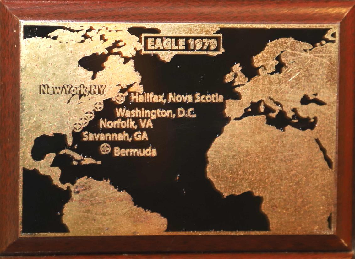 U.S> Coast Guard Barque Eagle - Voyage Plate 1979