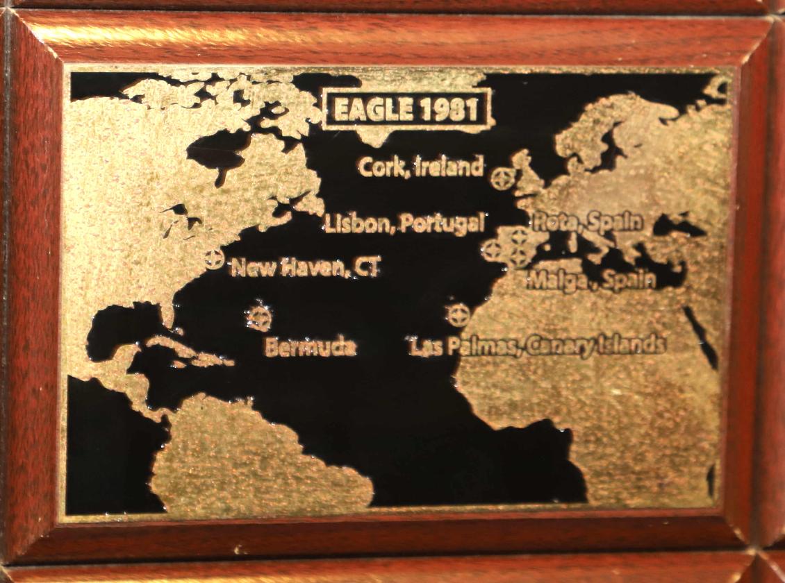 U.S> Coast Guard Barque Eagle - Voyage Plate 1981