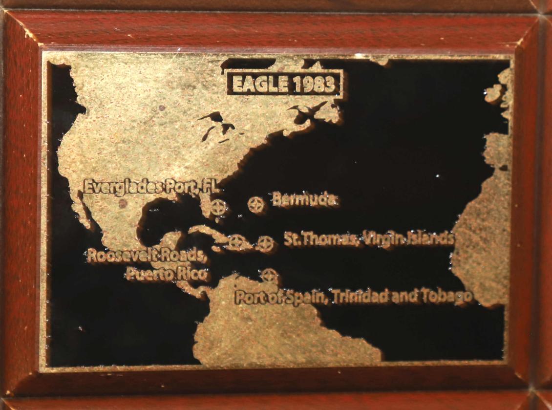 U.S. Coast Guard Barque Eagle - Voyage Plate 1983