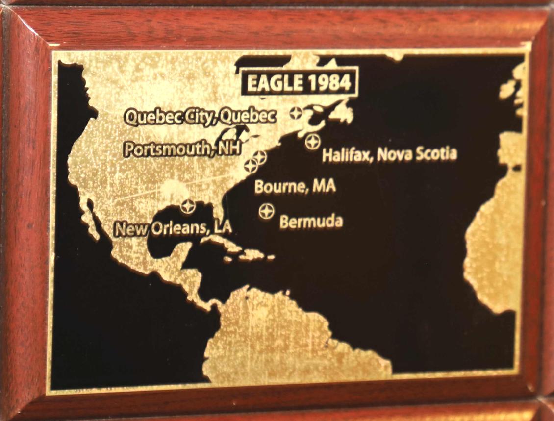 U.S. Coast Guard Barque Eagle - Voyage Plate 1984