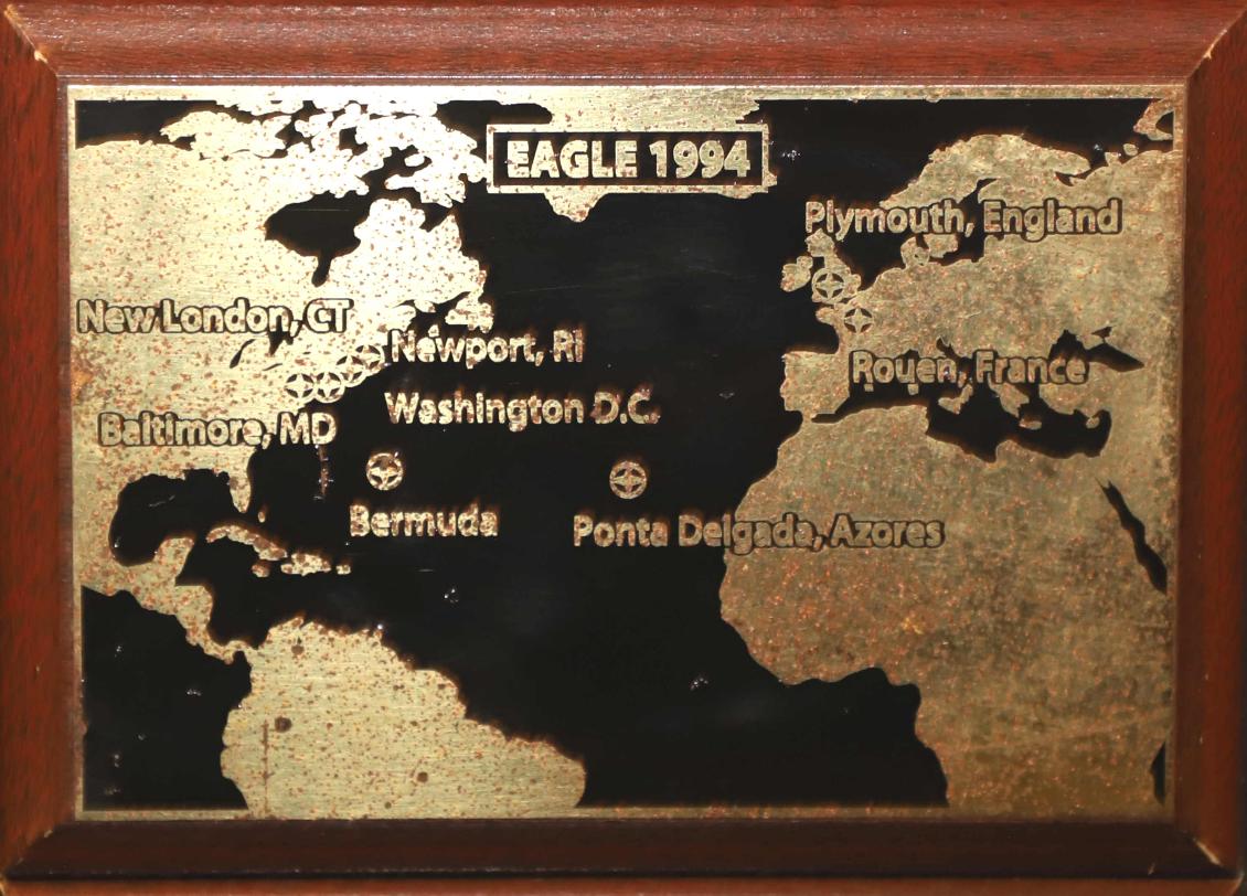 U.S. Coast Guard Barque Eagle - Voyage Plate 1994