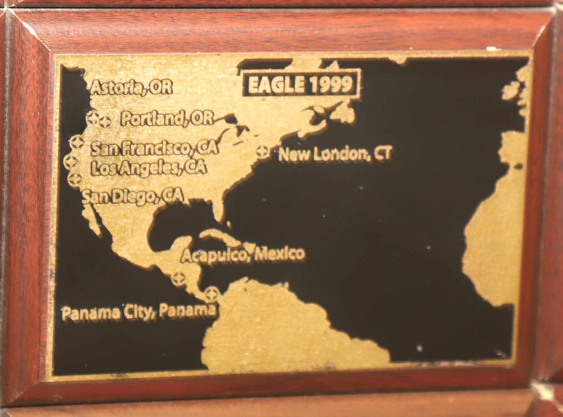 U.S. Coast Guard Barque Eagle - Voyage Plate 1998