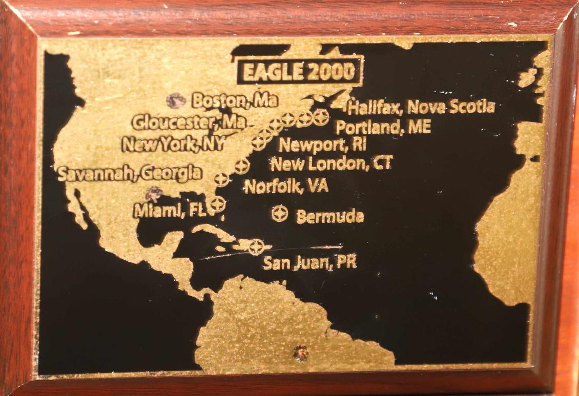 U.S. Coast Guard Barque Eagle - Voyage Plate 2000