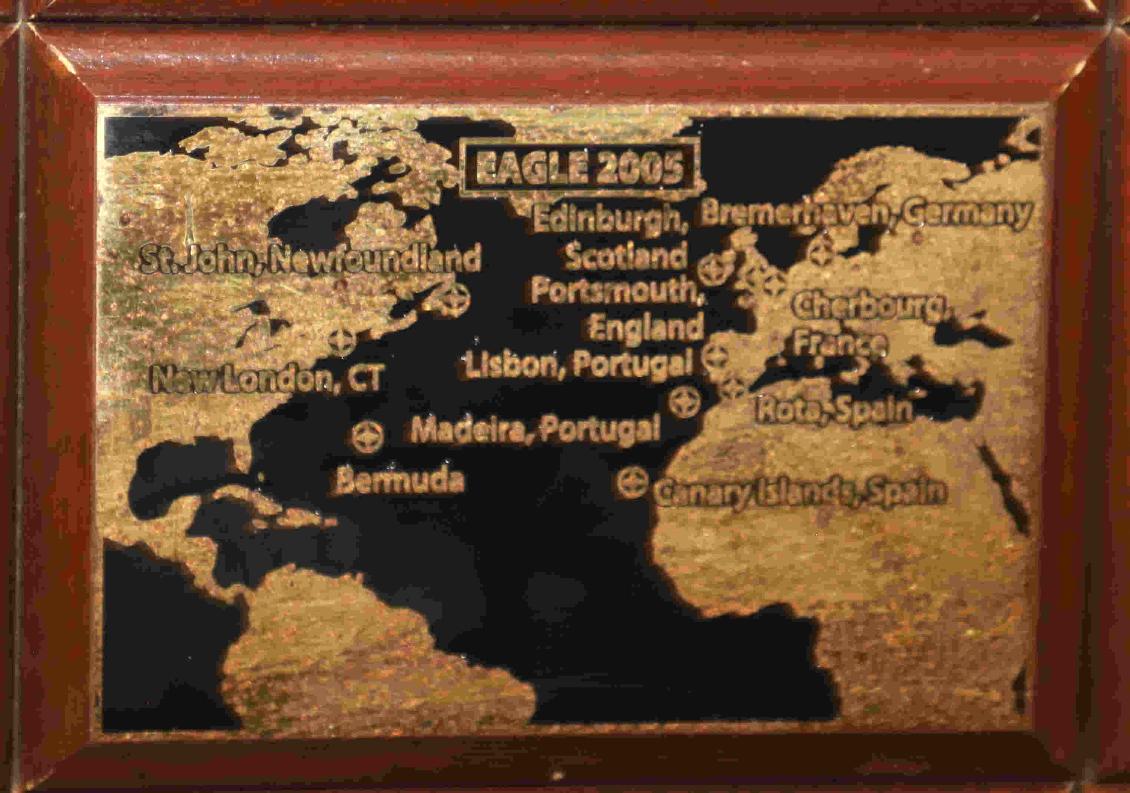 U.S. Coast Guard Barque Eagle - Voyage Plate 2006