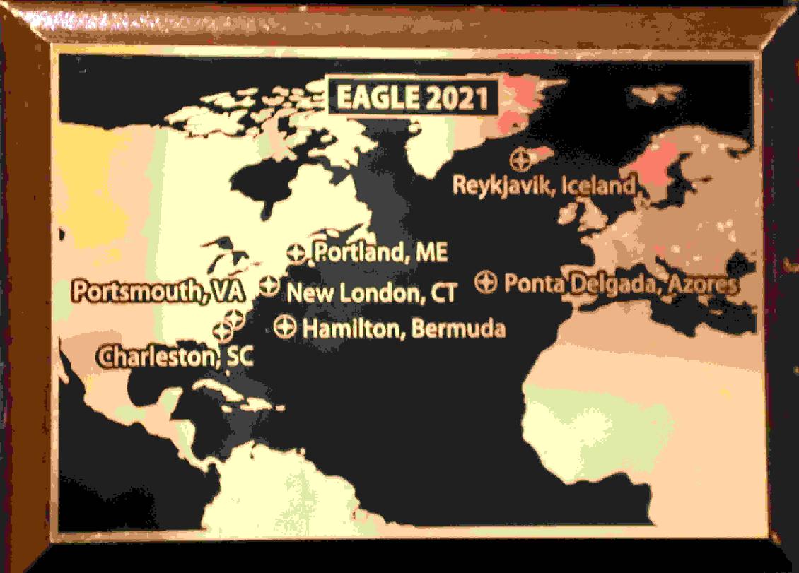 U.S. Coast Guard Barque Eagle - Voyage Plate 2021