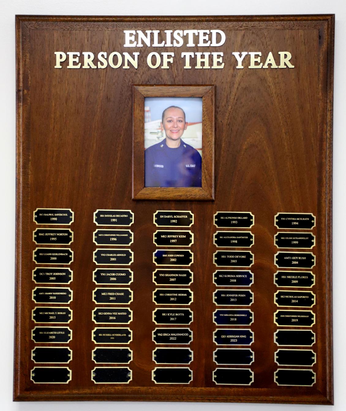 Cape May Coast Guard Training Center - Enlisted Person of the Year