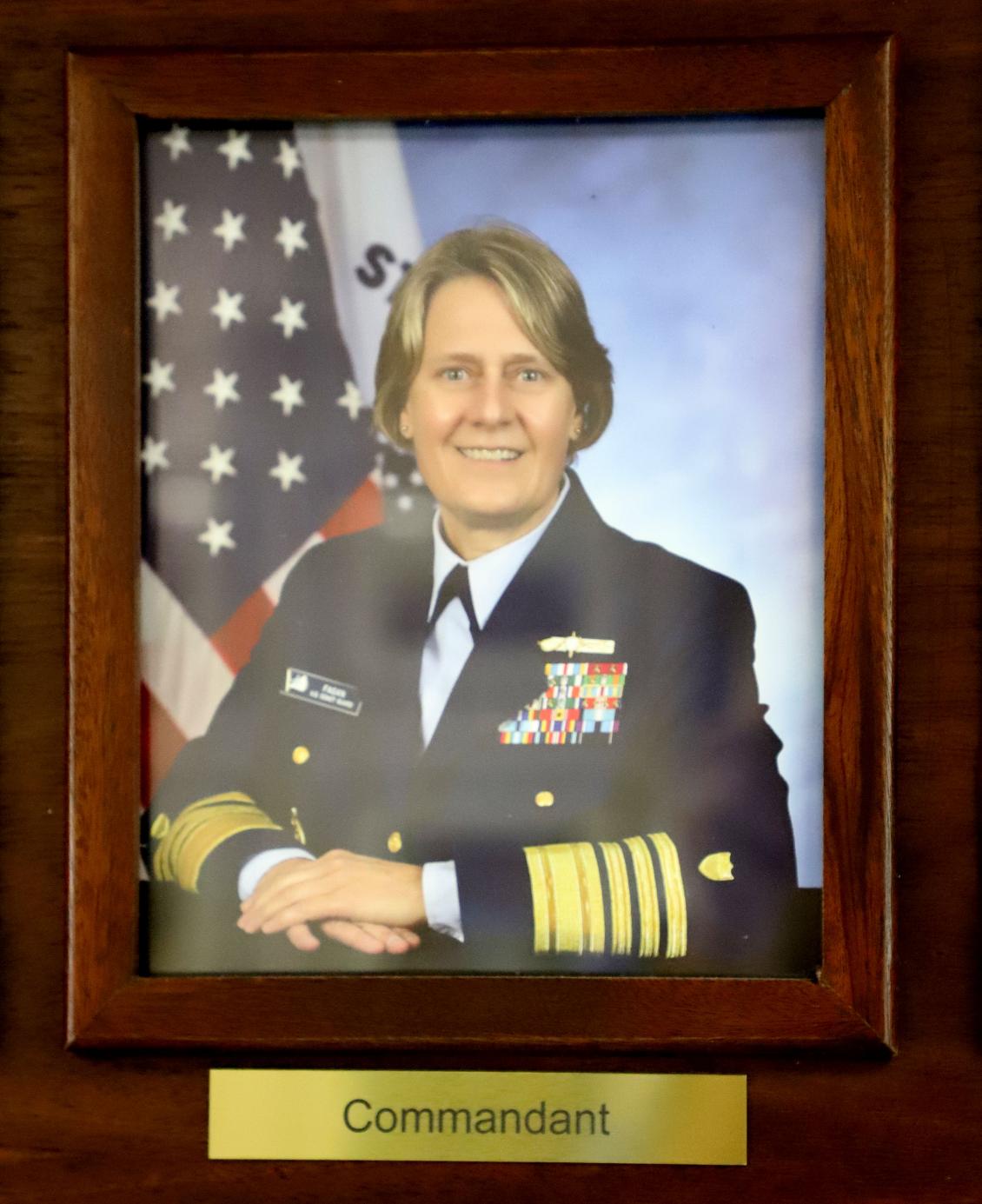 Cape May New Jersey Coast Guard Training Center - Coast Guard Commandant Admiral Linda L Fagan