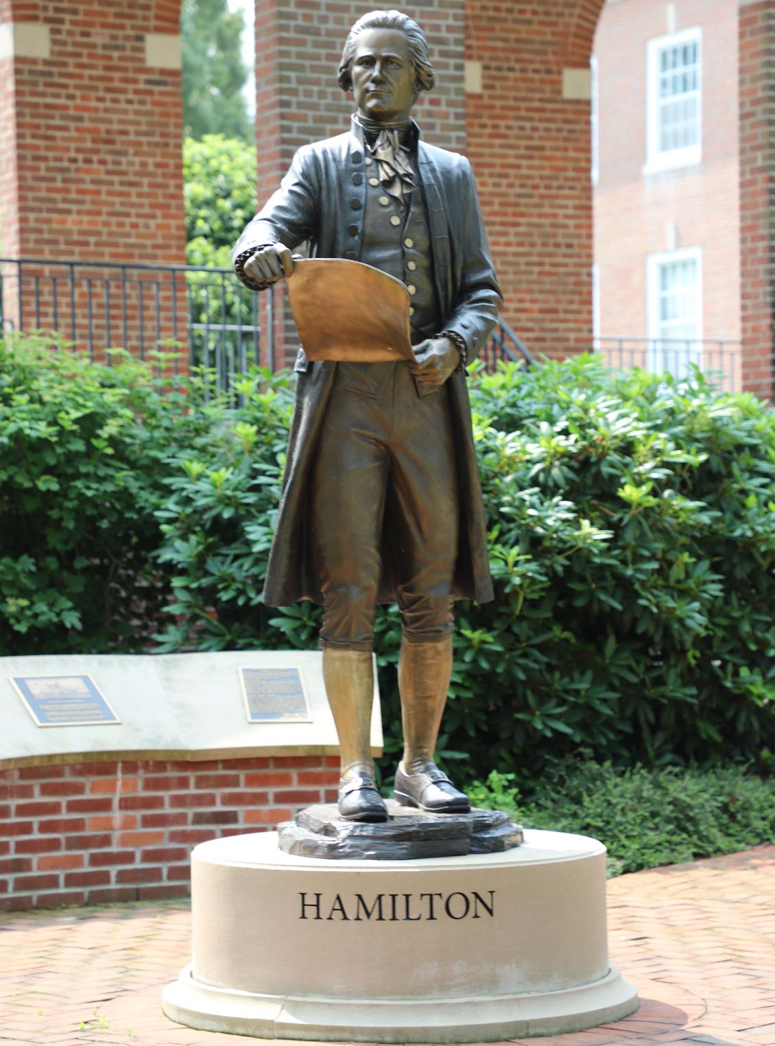 Alexander Hamilton Statue at the U.S. Coast Guard Academy