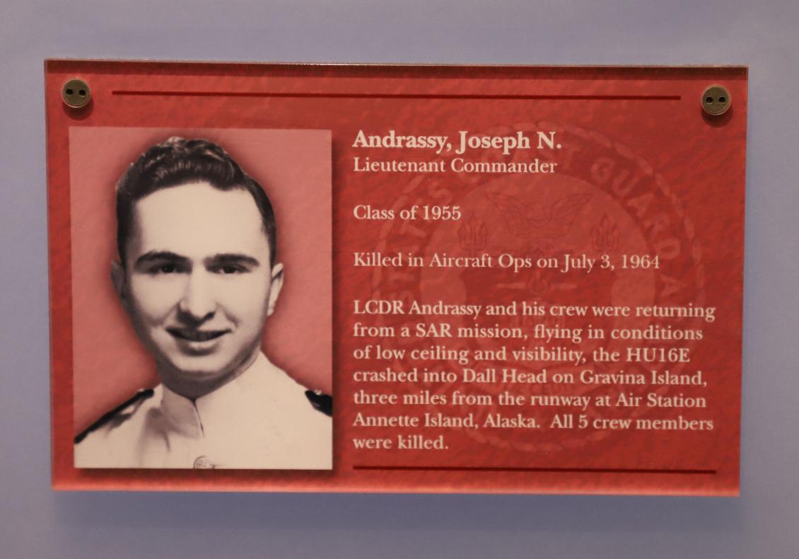 Joseph Andrassy Class of 19556 Casualty Coast Guard Academy