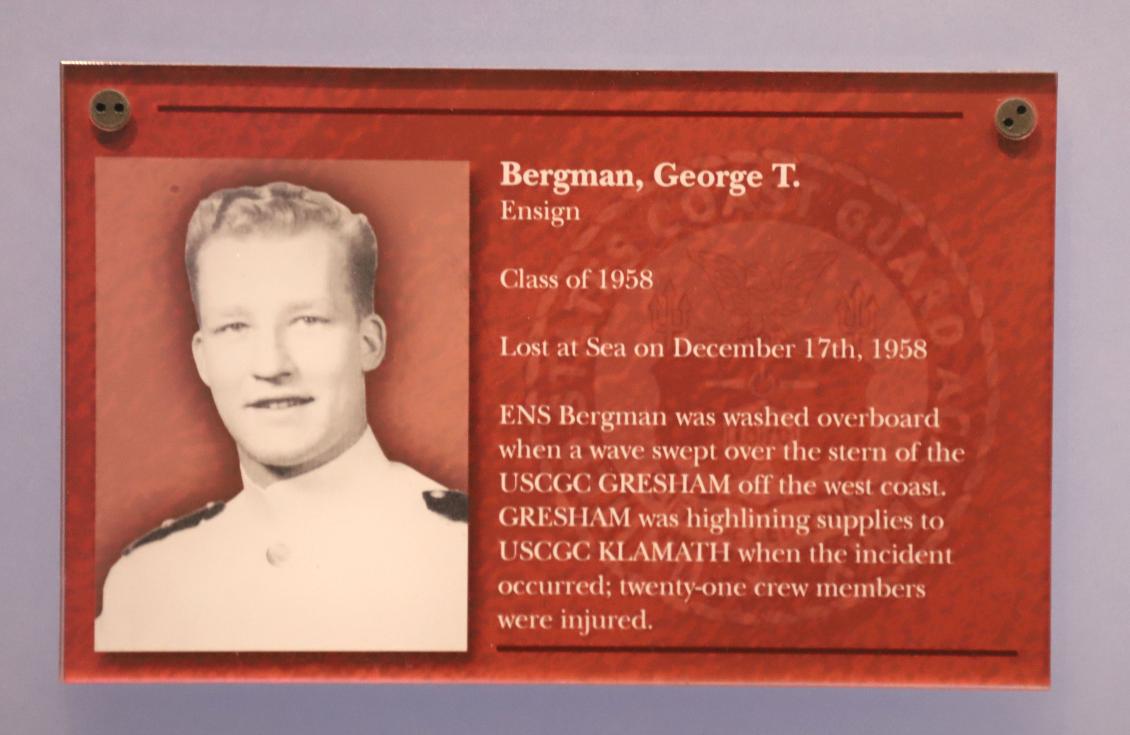 George Bergman Class of 1958 Casualty Coast Guard Academy