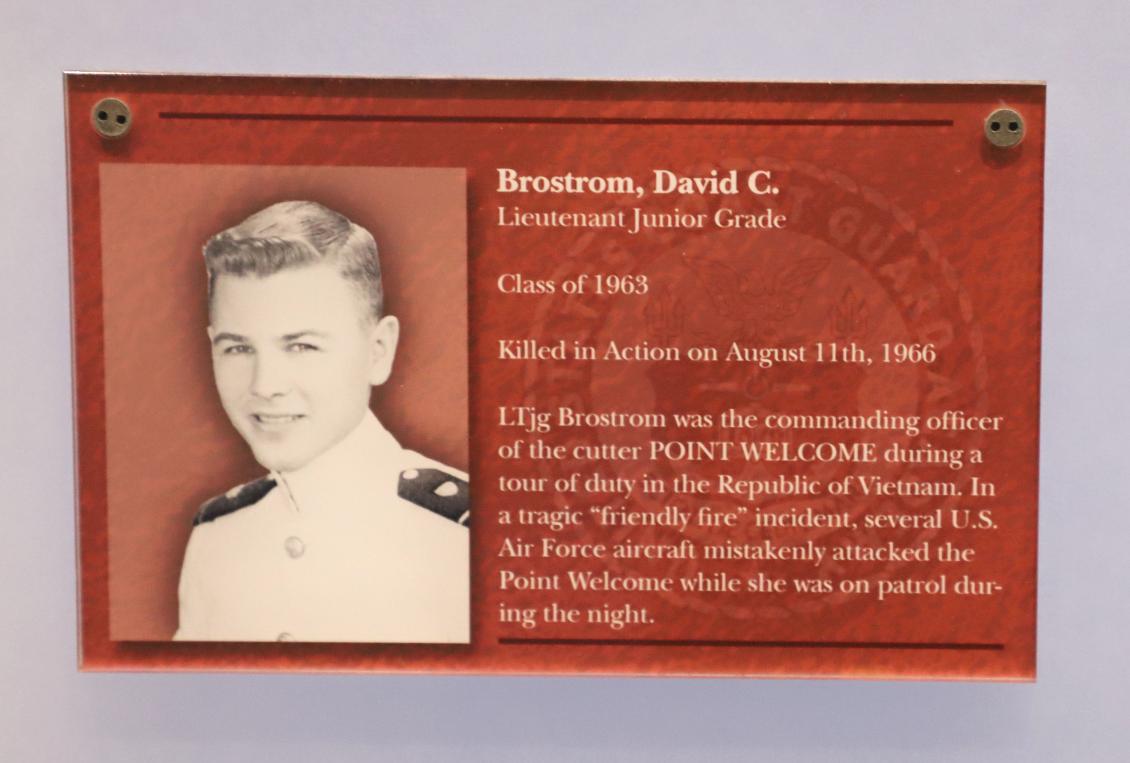 David Brostrom Class of 1963 Casualty Coast Guard Academy