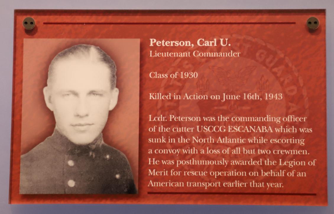 Lt Commander Carl Uno Peterson CG Cutter Escanaba Fatality CG Academy