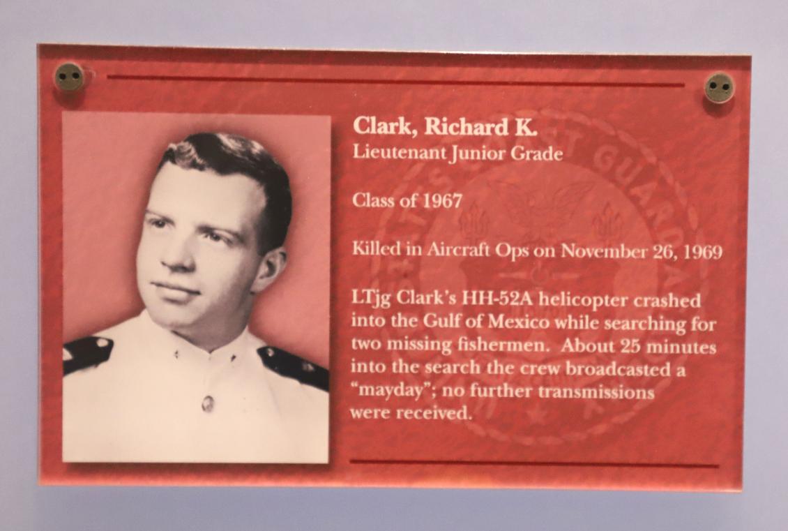 Richard Clark Class of 1967 Casualty Coast Guard Academy