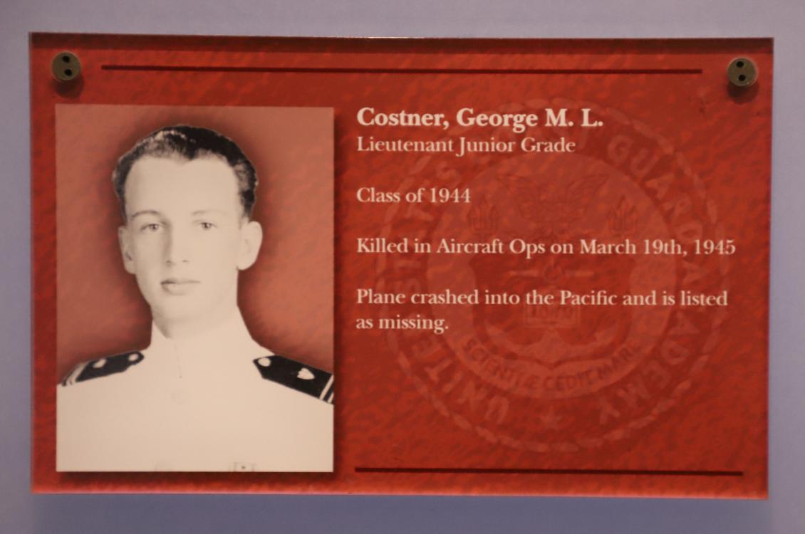 George Costner Class of 1944 Casualty Coast Guard Academy