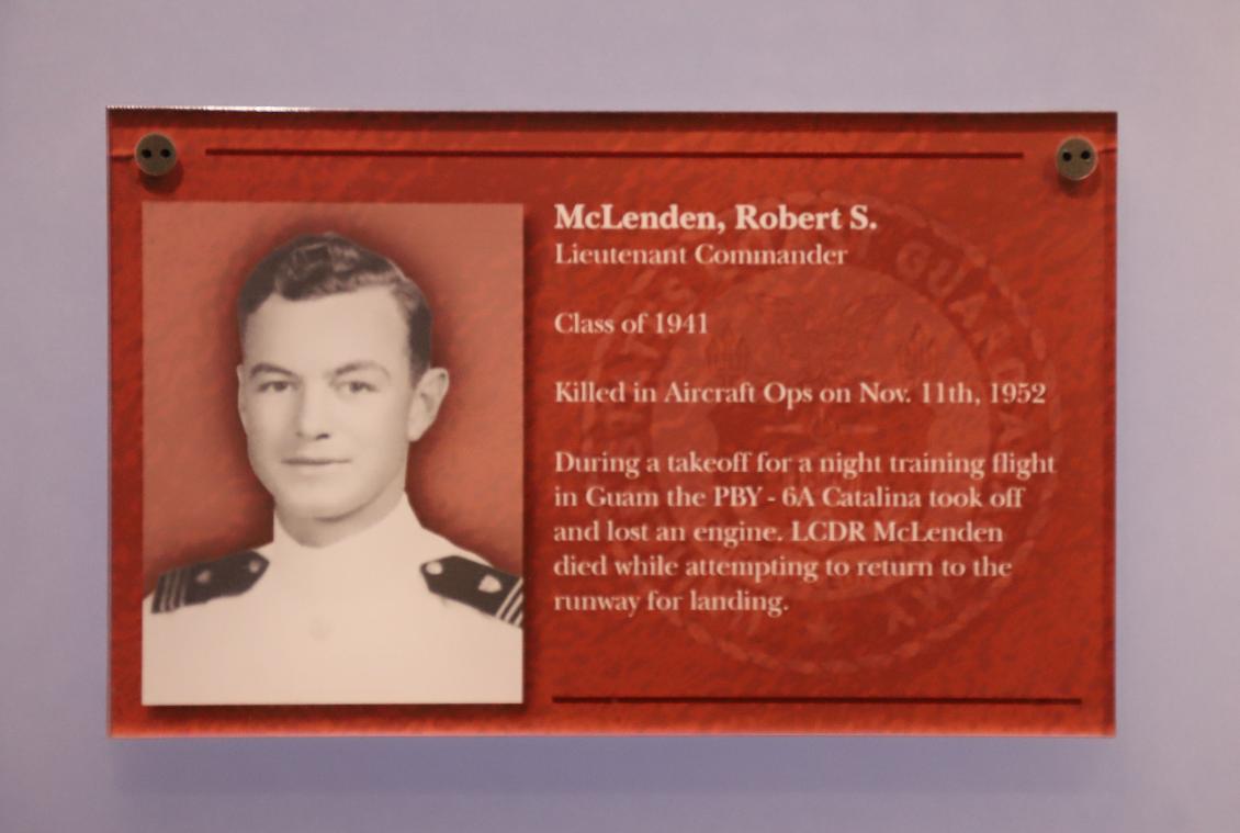 Robert S McLenden Class of 1941 Casualty Coast Guard Academy