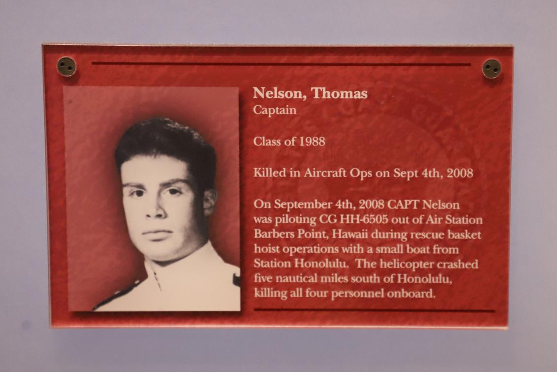 TRhomas Nelson Class of 1988 Casualty Coast Guard Academy