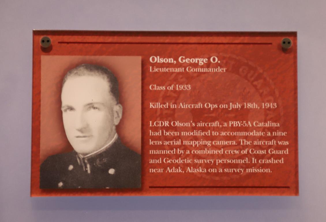 George O Olson Class of 1933 Casualty Coast Guard Academy