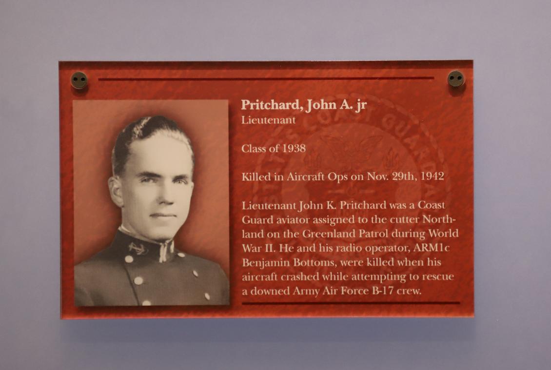 John A Pritchard Class of 1938 Casualty Coast Guard Academy