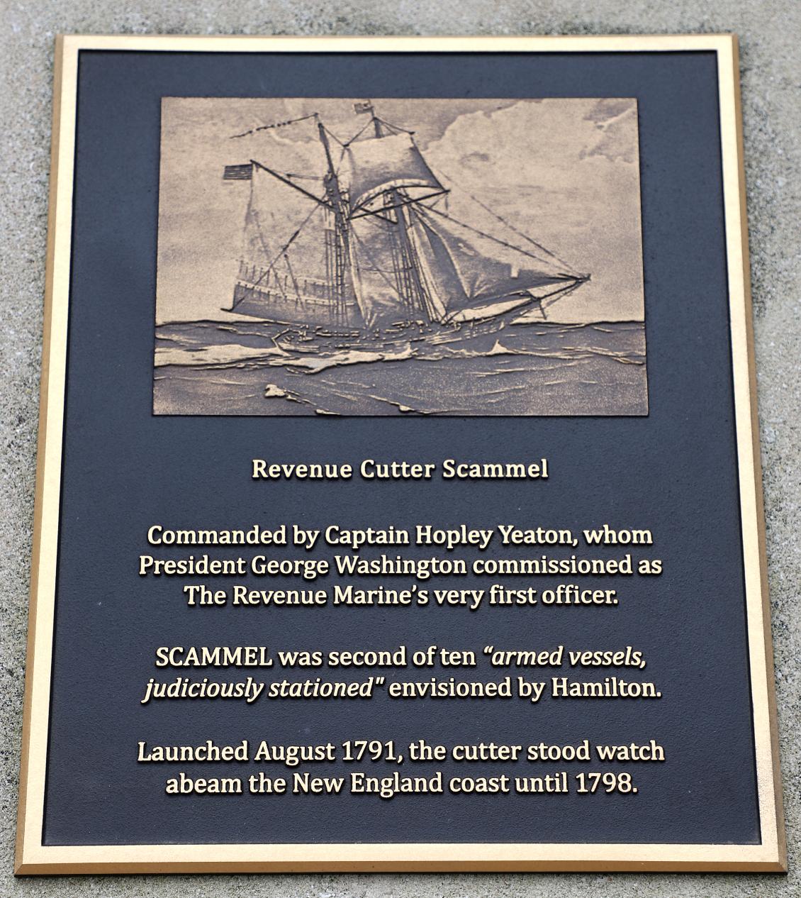 US Coast Guard Academy - Revenue Cutter Scammel Hopley Yeaton