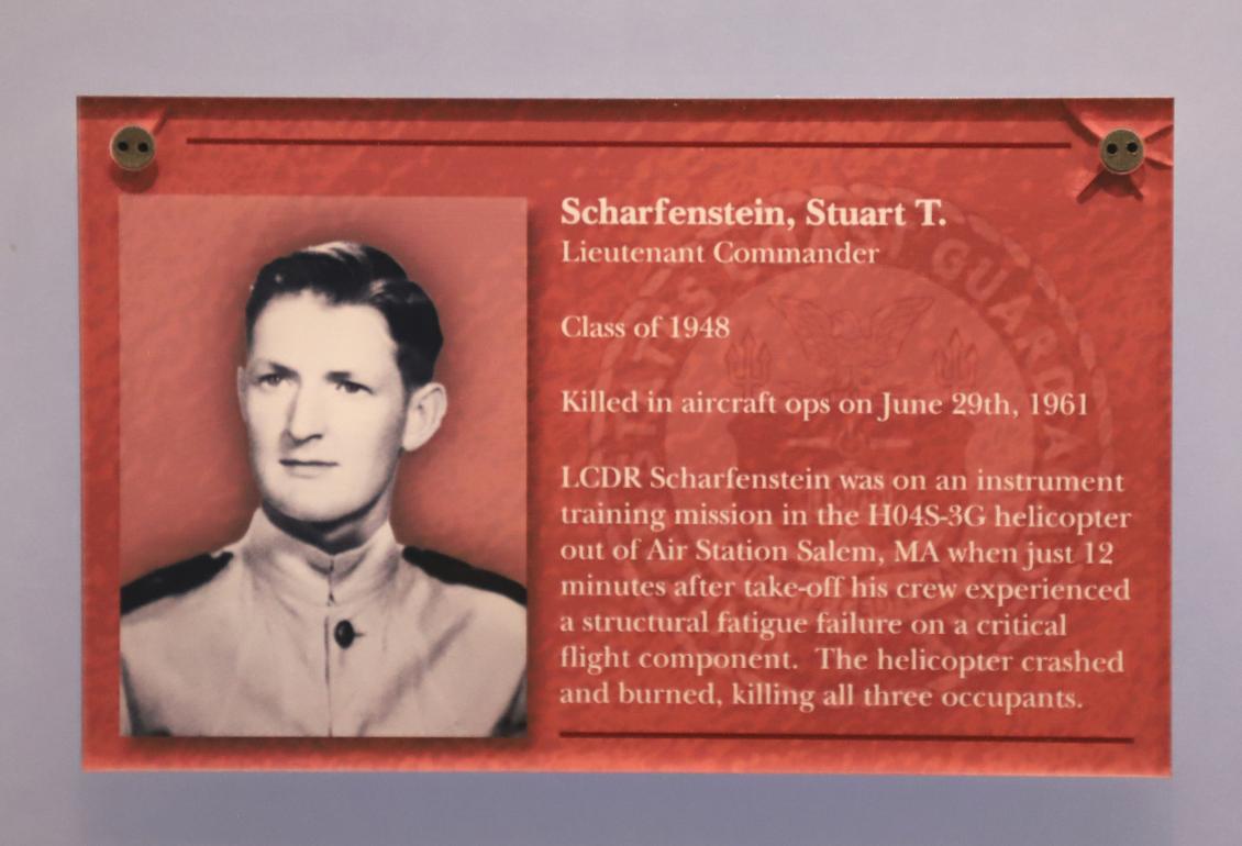 Stuart Scharfenstein Class of 1948 Casualty Coast Guard Academy