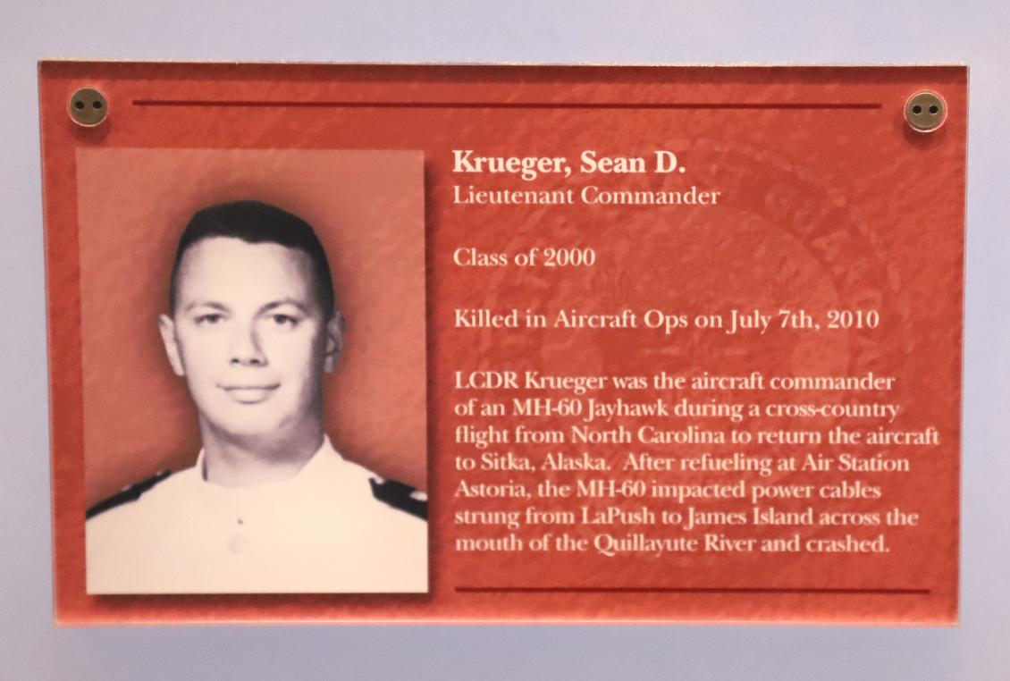 Sean Krueger Class of 2000 Casualty Coast Guard Academy