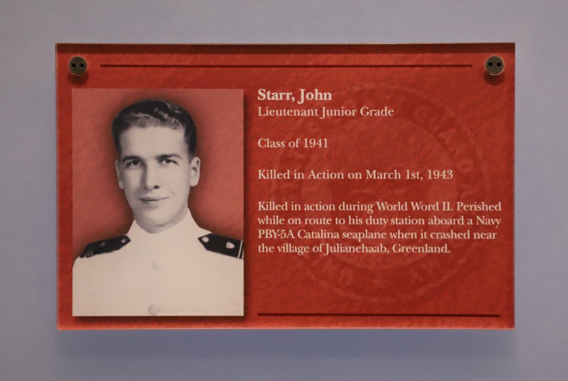 John Starr Class of 1941 Casualty Coast Guard Academy