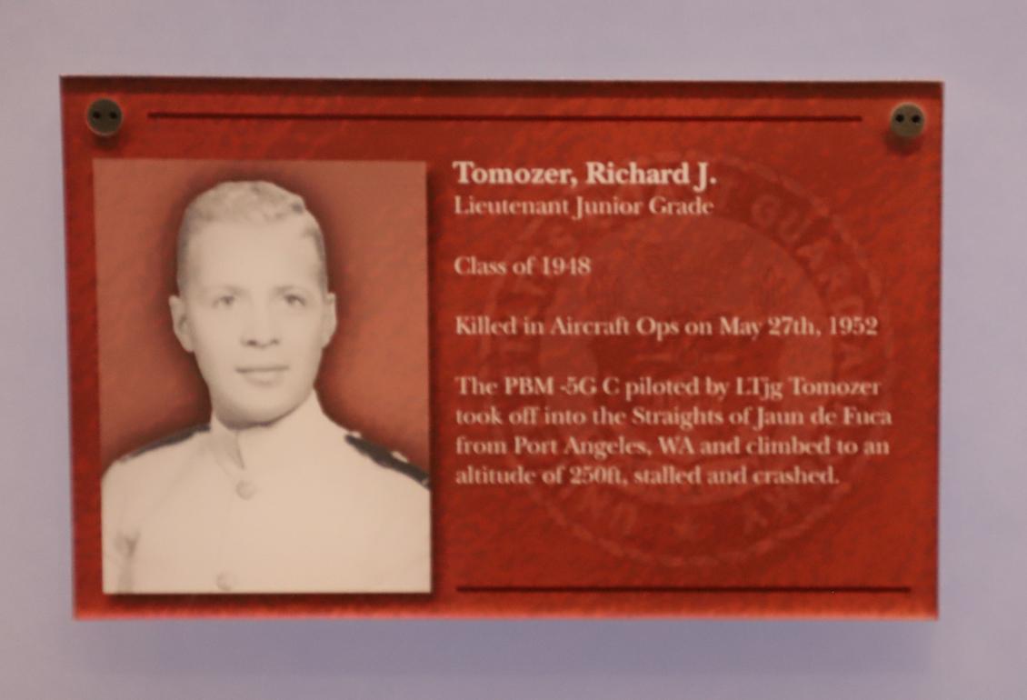 Richard Tomozer Class of 1948 Casualty Coast Guard Academy