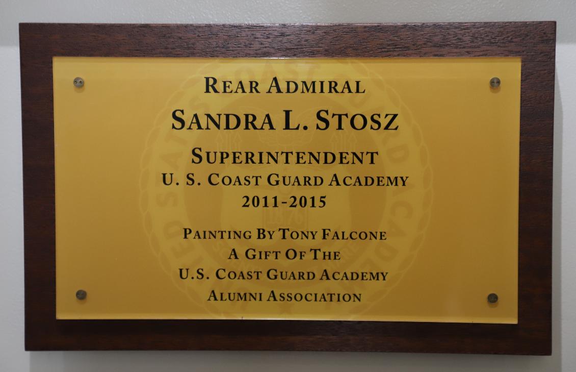 Vice Admiral Sandra Stolz Superintendent Portrait - Coast Guard Academy