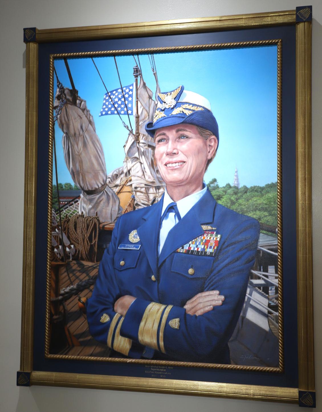 Vice Admiral Sandra Stolz Superintendent Portrait - Coast Guard Academy