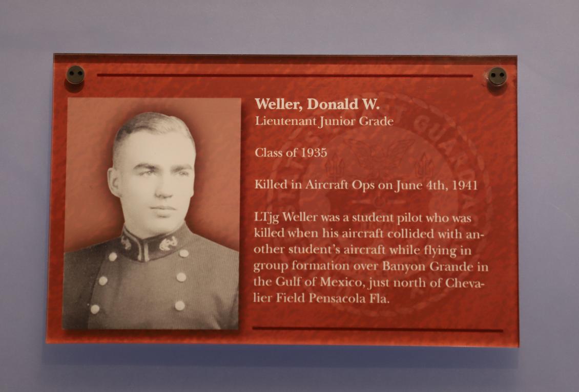 Donald W Weller Class of 1935 Casualty Coast Guard Academy