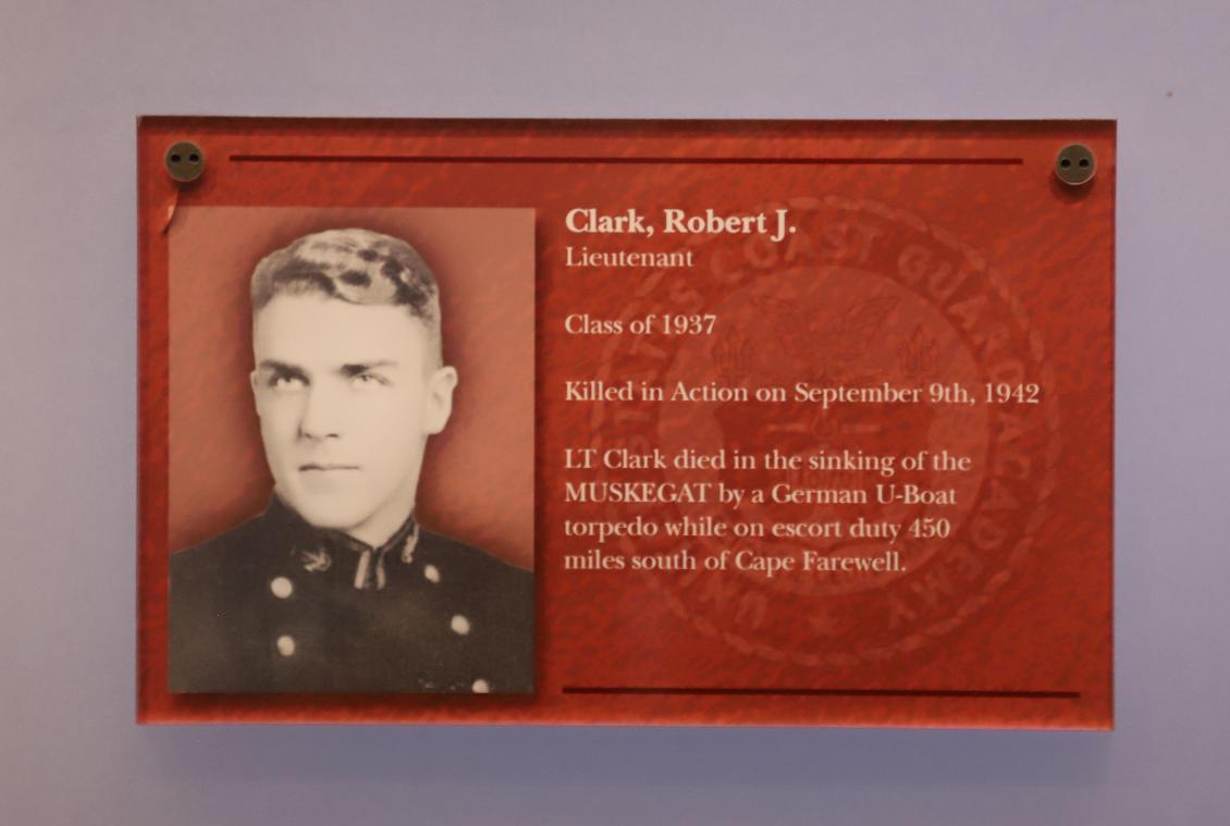 Robert J Clark Class of 1937 Casualty Coast Guard Academy