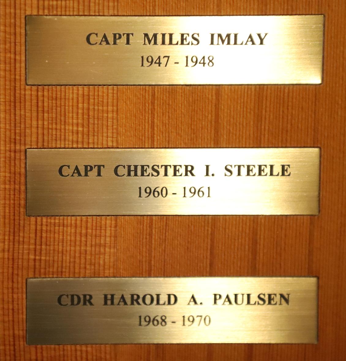 U.S. Coast Guard Barque Eagle Captains - Imlay, Steele & Paulsen