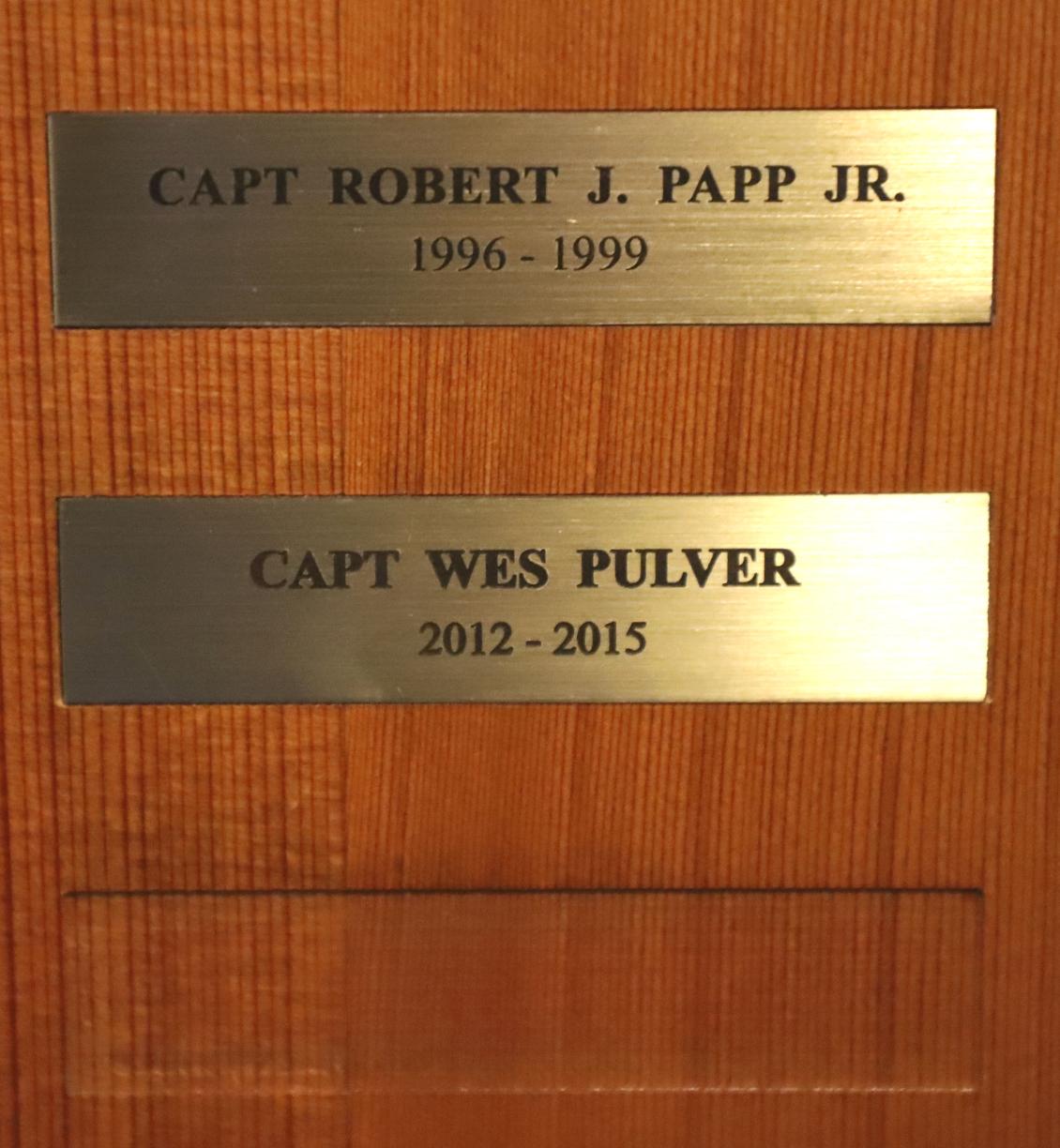 U.S. Coast Guard Barque Eagle Captains - Robert Papp and Wes Pulver
