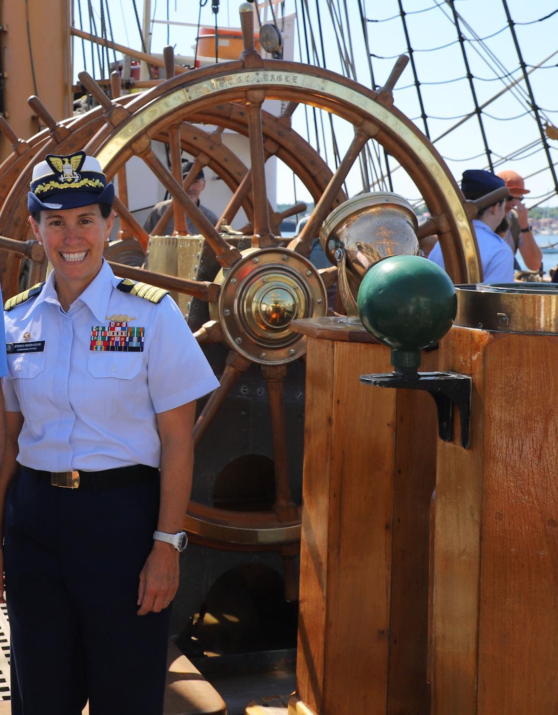 Coast Guard Eagle Captain Jessica Rozzi-Ochs 2023