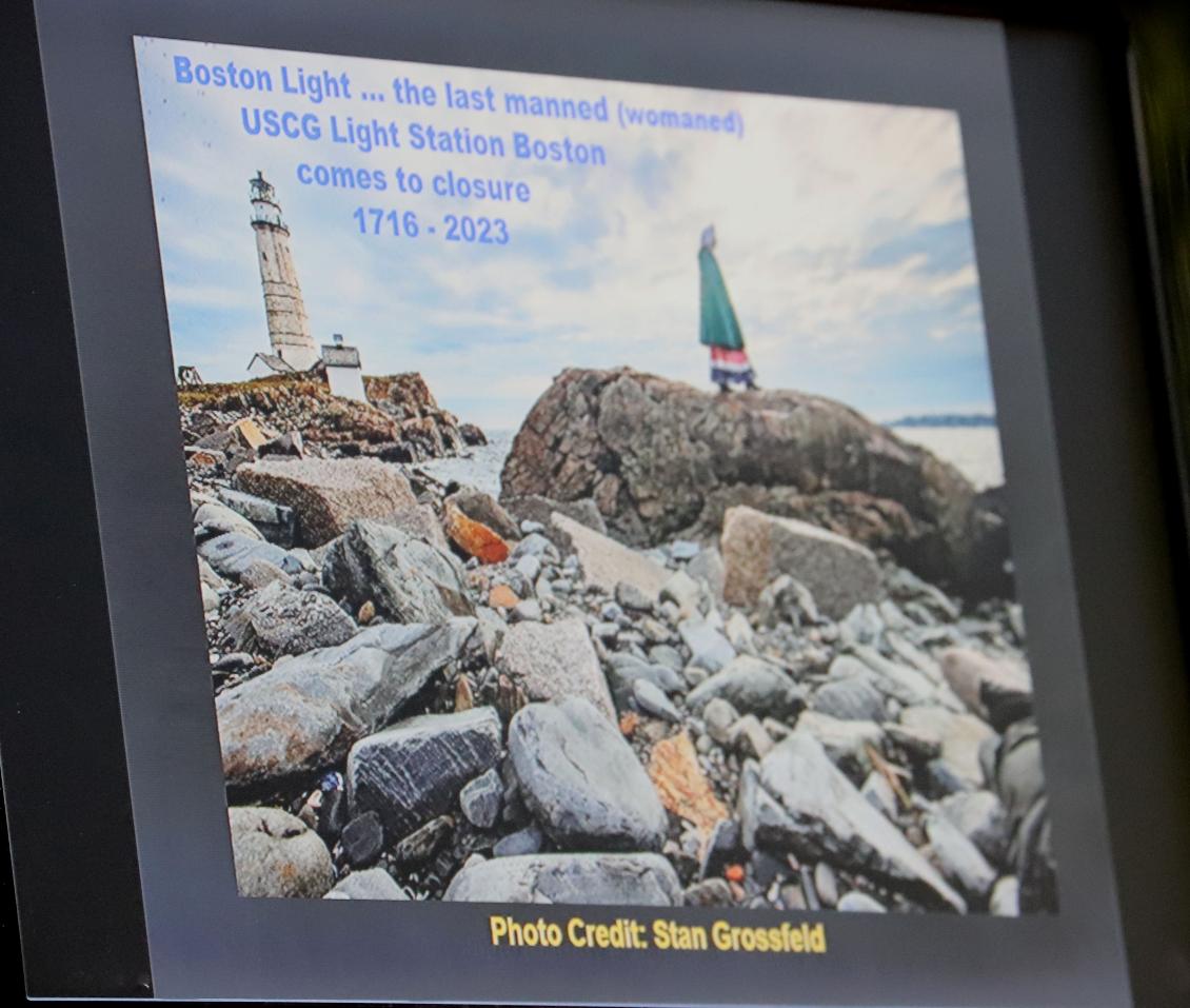 Coast Guard Birthday at the Coast Guard Heritage Museum - Barnstable Mass - Boston Light Presentation