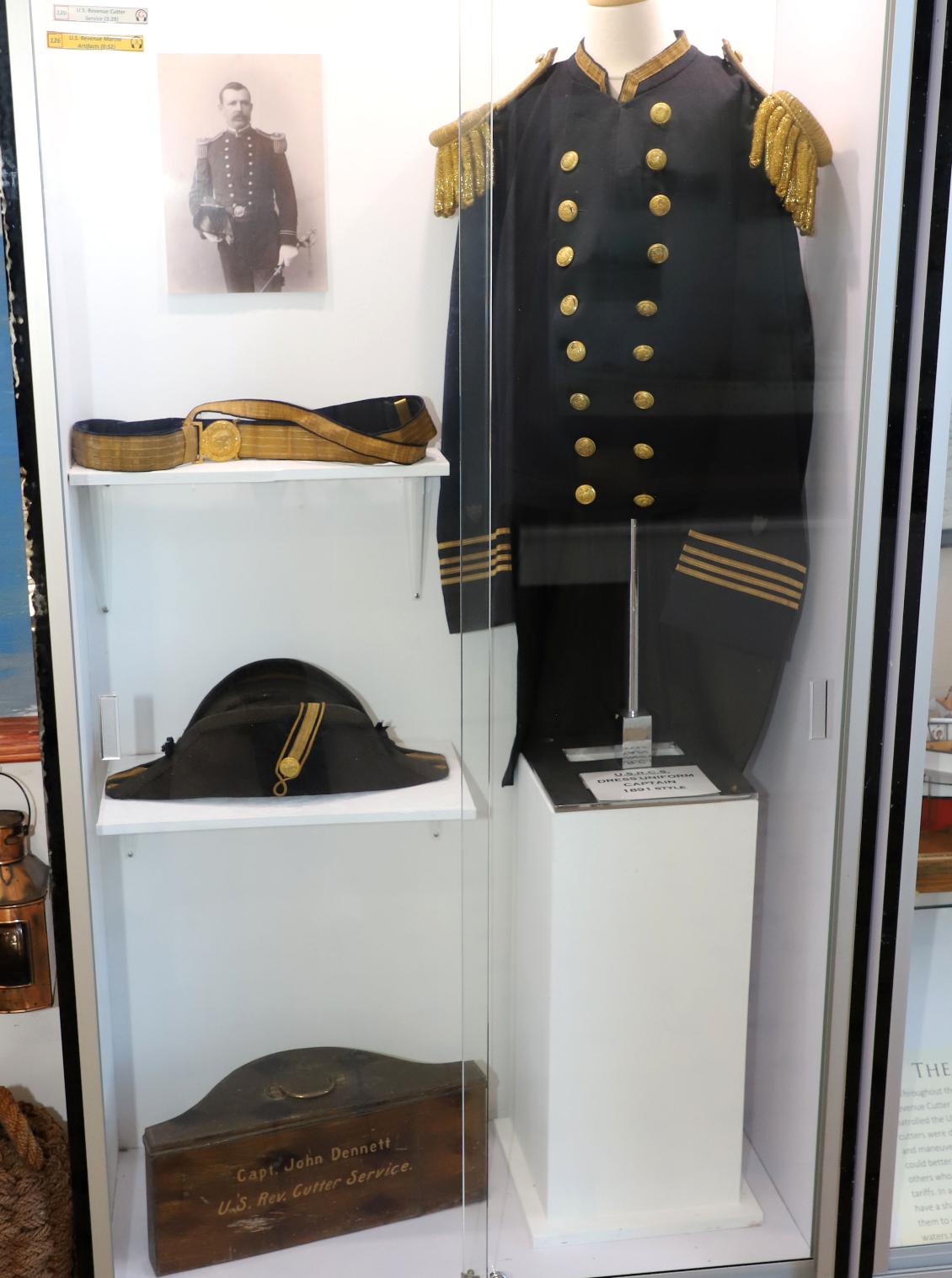 Capt John Dennett - US Revenue Cutter Service - Coast Guard Heritage Museum - Barnstable Massachusetts