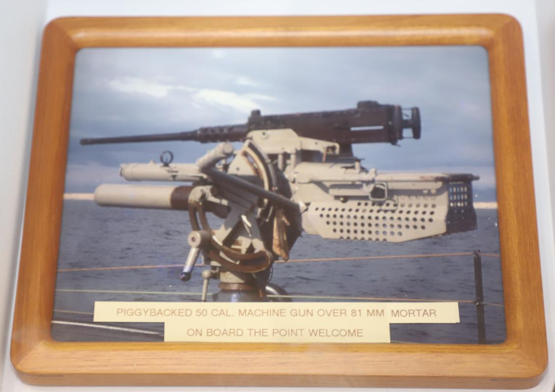Operation Market Time Vietnam  Point Welcome Machine Gun- Coast Guard Heritage Museum - Barnstable Massachusetts