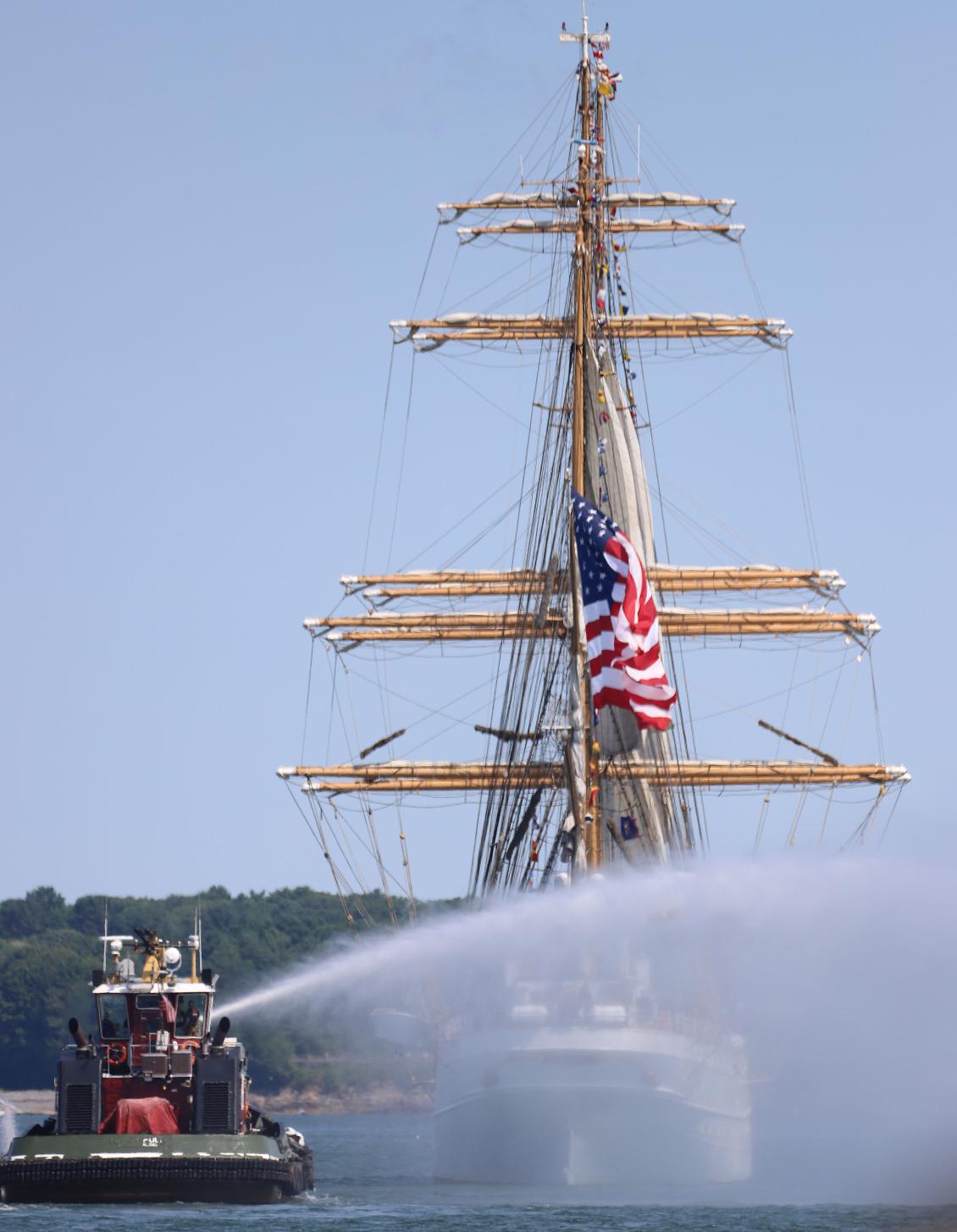 Coast Guard Cutter Barque Eagle - Sail Portsmouth New Hampshire 2024