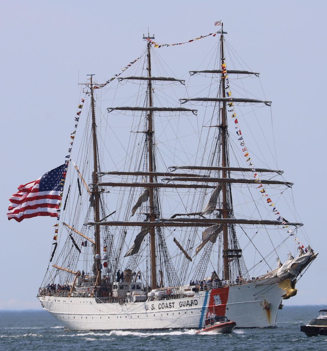 Coast Guard Cutter Barque Eagle - Sail Portsmouth New Hampshire 2024