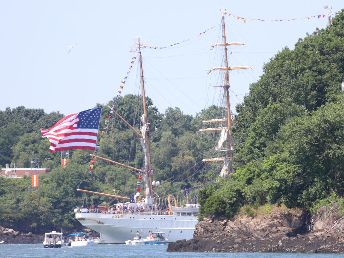 Coast Guard Cutter Barque Eagle - Sail Portsmouth New Hampshire 2024