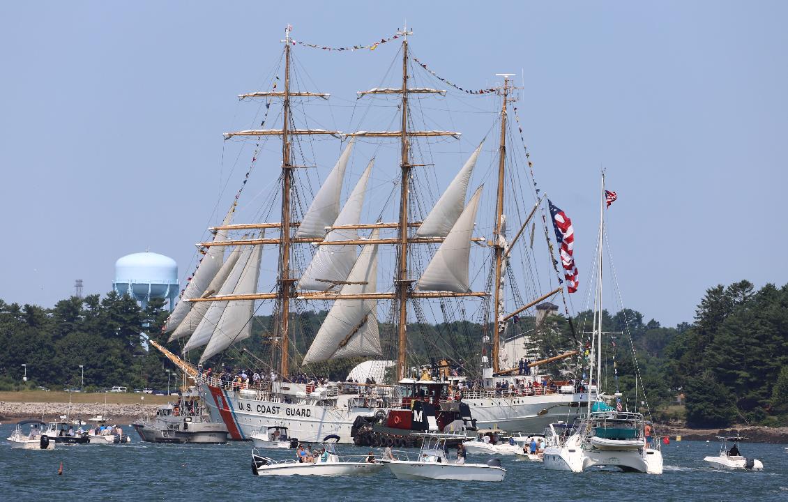 Coast Guard Cutter Barque Eagle - Sail Portsmouth New Hampshire 2024