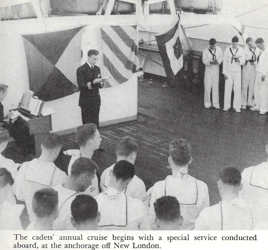 Sailing U.S. Coast Guard Eagle 1955 - Pre Launch in New London Ct